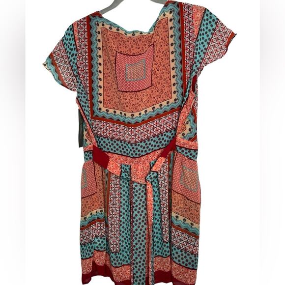 NY Collection Woman Aztec Print Tunic Size 1X - Picture 6 of 11